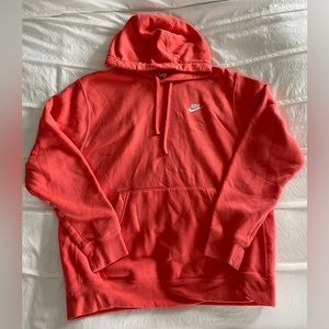 Nike Hoodie - coral size L